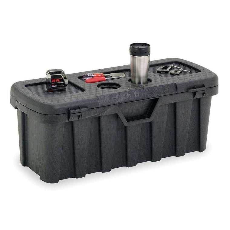 Contico 35-Inch Portable Tool Box, Black, Model 3514NLBK