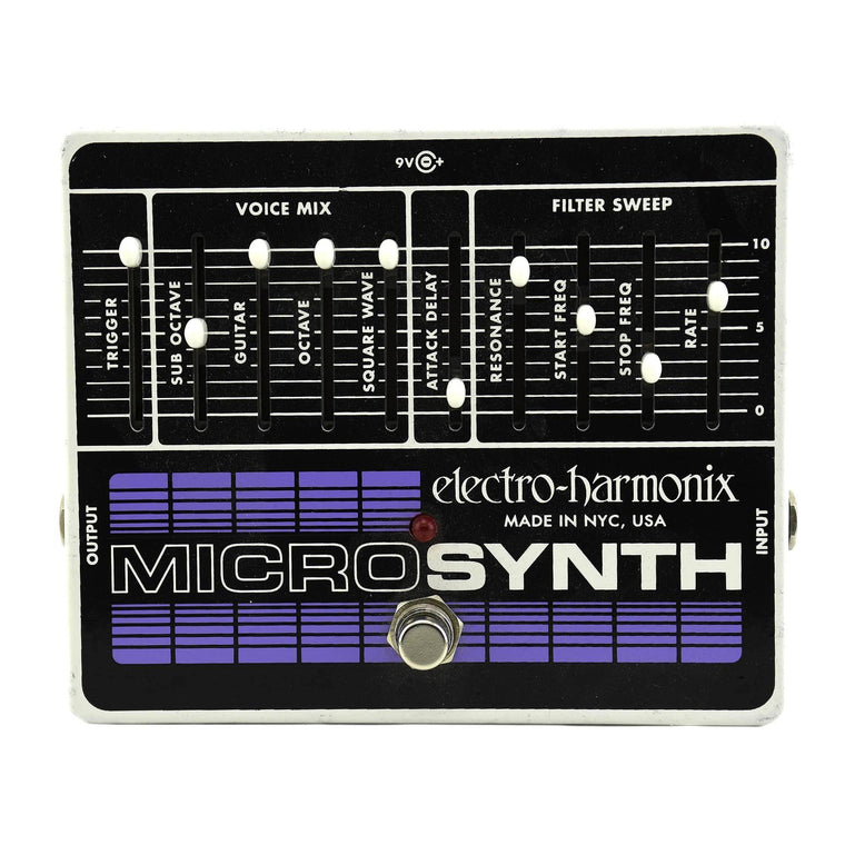 Electro-Harmonix Micro Synth Analog Guitar Synthesizer Pedal