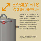Rheem Performance Plus Electric Water Heater, Tall 50 gal. Tank with 9-Year Warranty, 5500/5500-Watt Elements and LED