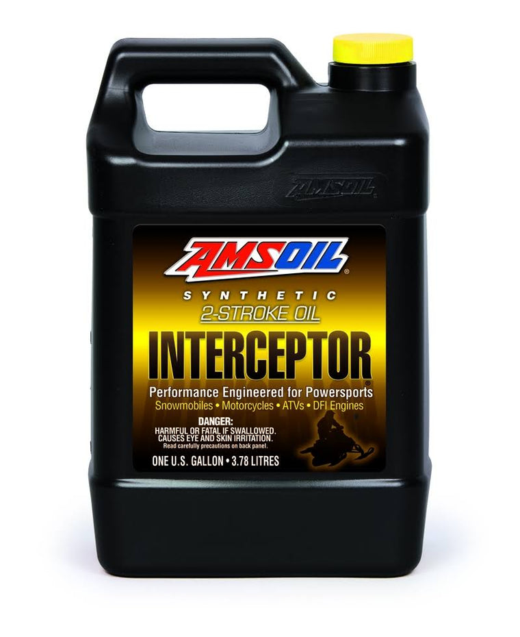 Amsoil Interceptor Synthetic 2-Stroke Oil, Gallon Size, AMSOAIT04