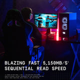WD_BLACK 2TB SN770 Internal Gaming SSD with Gen4 PCIe and M.2 2280 Form Factor, Up to 5,150 MB/s, WDS200T3X0E
